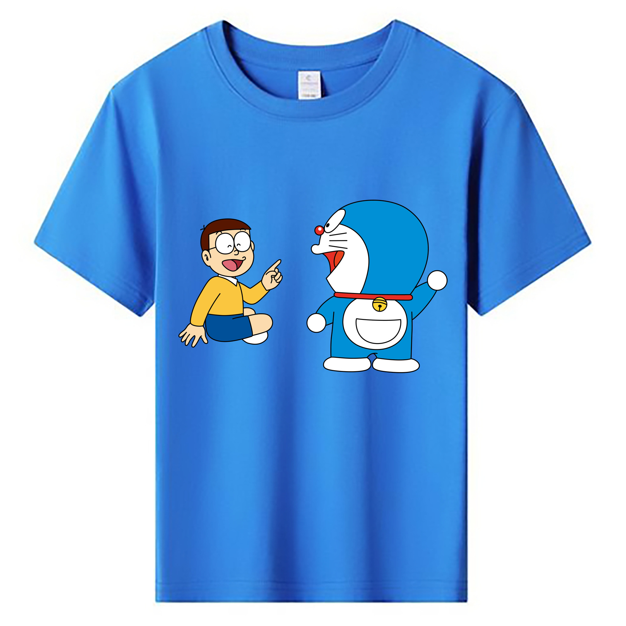 （画像用） ドラえもん Doraemon 綿100％キッズTシャツ（フロントプリント）